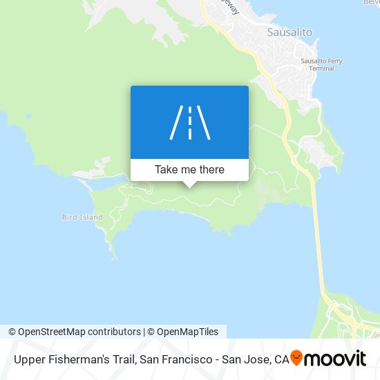 Mapa de Upper Fisherman's Trail