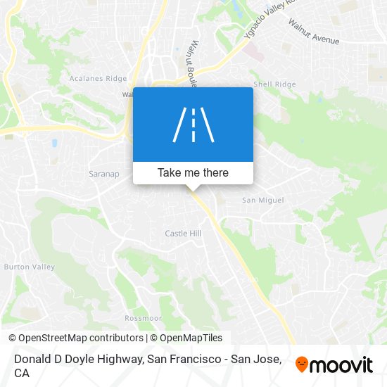 Donald D Doyle Highway map