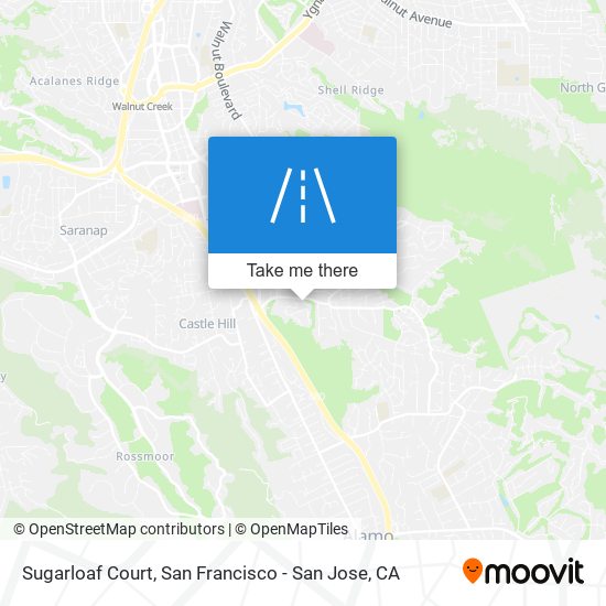 Mapa de Sugarloaf Court