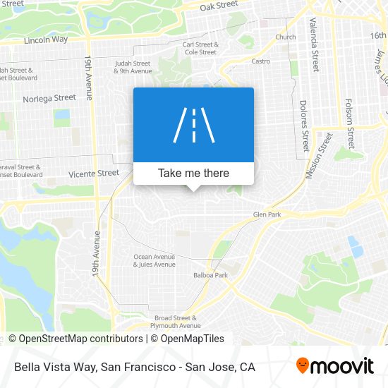 Mapa de Bella Vista Way