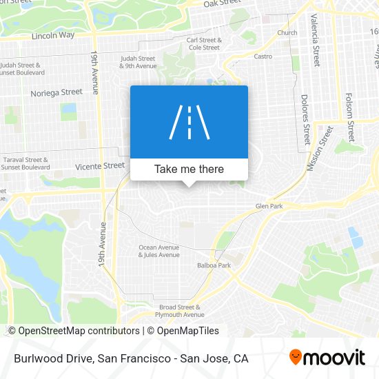 Mapa de Burlwood Drive