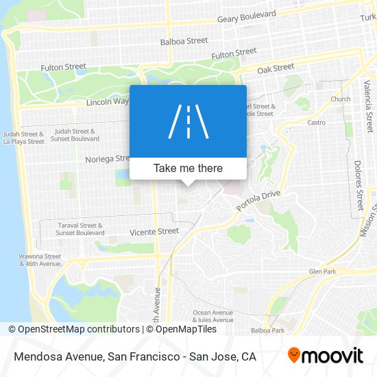 Mendosa Avenue map