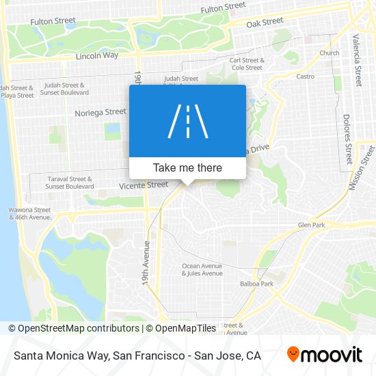 Santa Monica Way map