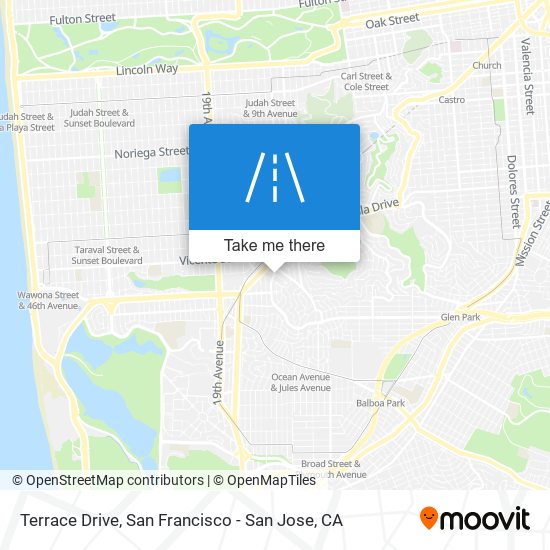 Terrace Drive map