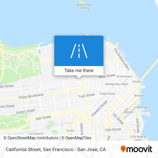 California Street map