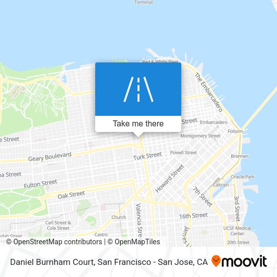 Daniel Burnham Court map