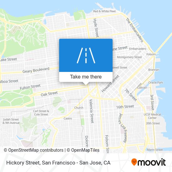 Mapa de Hickory Street