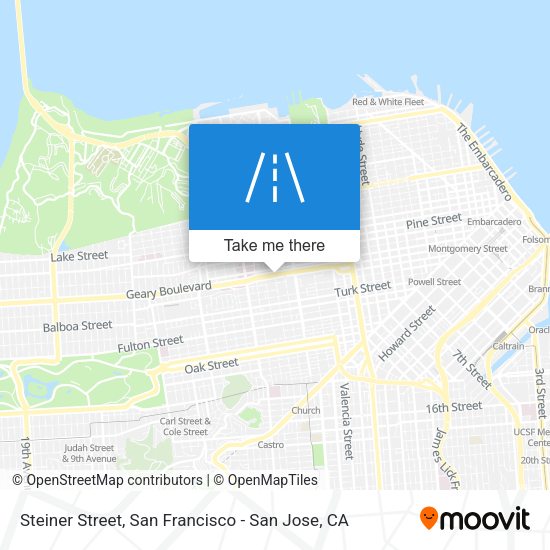 Mapa de Steiner Street