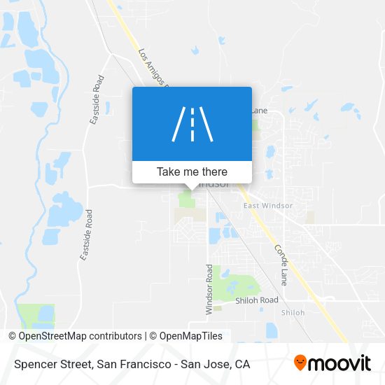 Mapa de Spencer Street