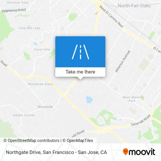 Mapa de Northgate Drive