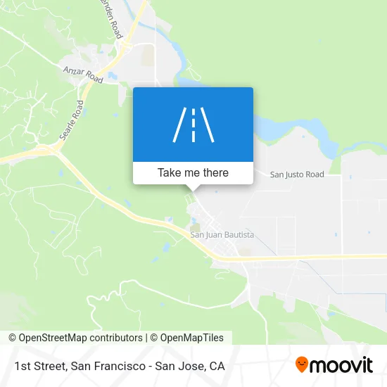 1st Street map