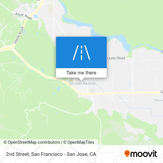 2nd Street map