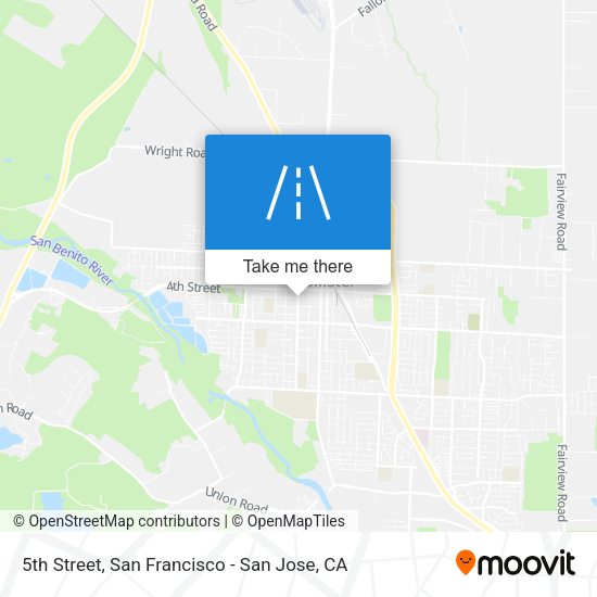 Mapa de 5th Street