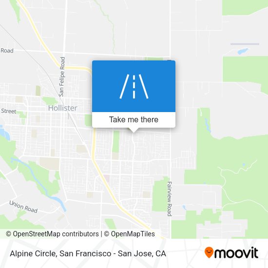 Mapa de Alpine Circle