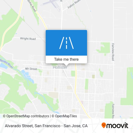 Mapa de Alvarado Street
