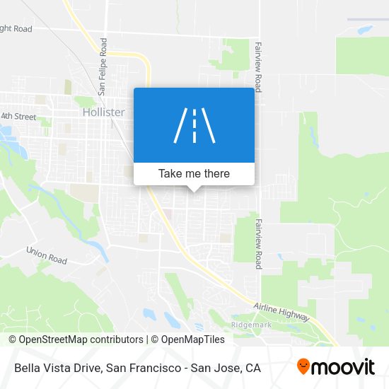 Bella Vista Drive map
