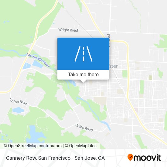 Mapa de Cannery Row