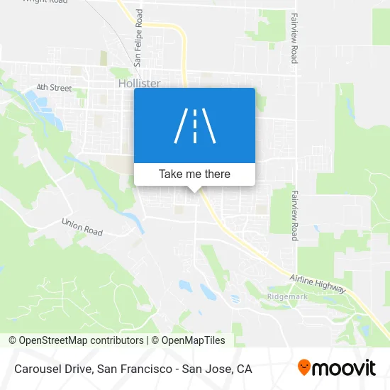 Carousel Drive map