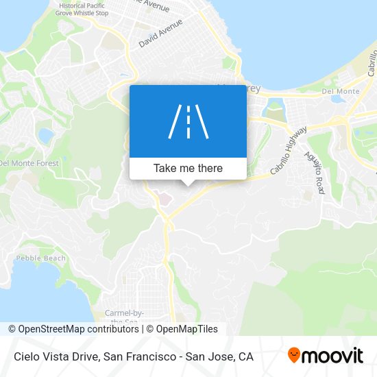 Cielo Vista Drive map