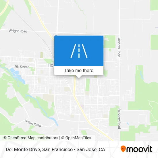 Del Monte Drive map