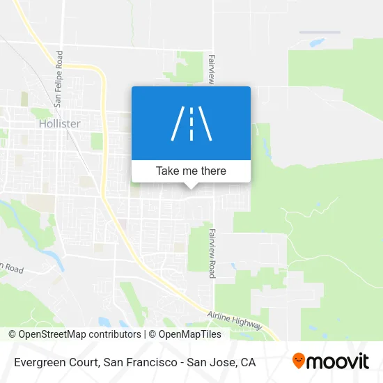 Evergreen Court map