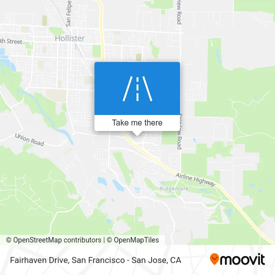 Fairhaven Drive map