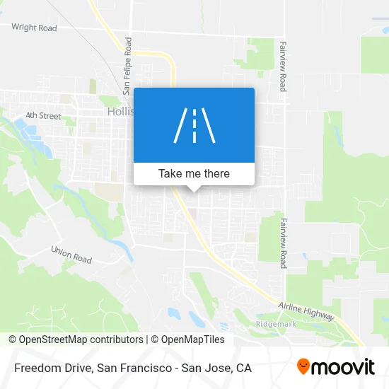 Freedom Drive map