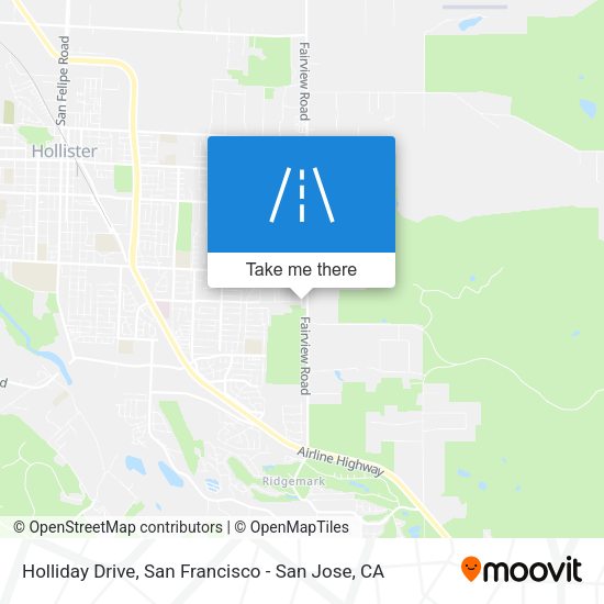 Mapa de Holliday Drive