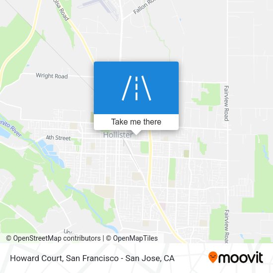 Mapa de Howard Court