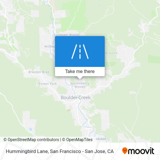 Hummingbird Lane map