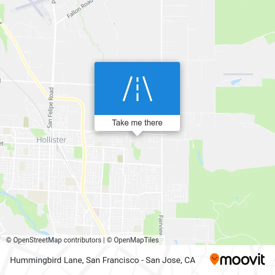 Hummingbird Lane map