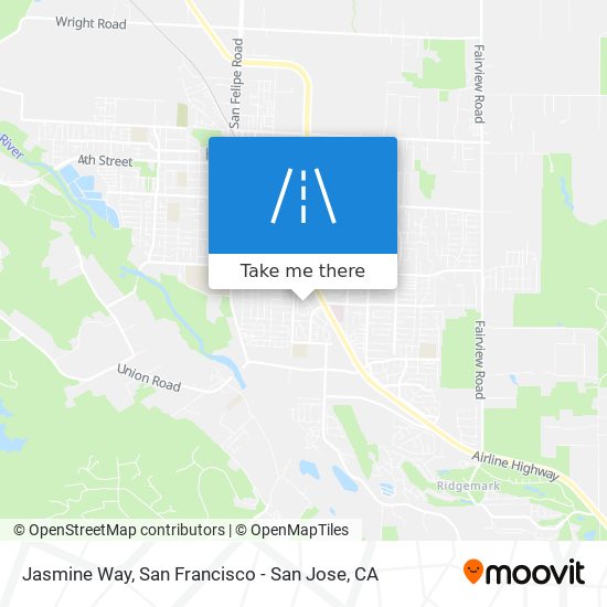 Jasmine Way map