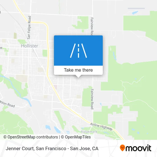Mapa de Jenner Court