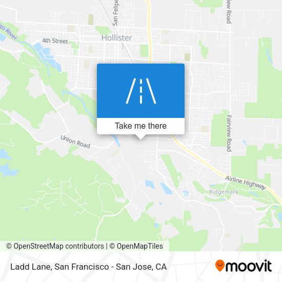 Mapa de Ladd Lane