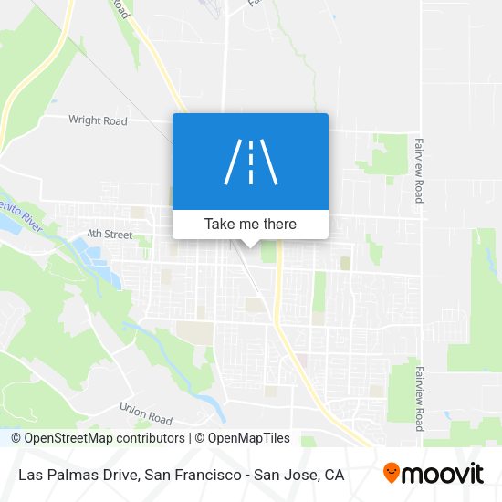 Las Palmas Drive map