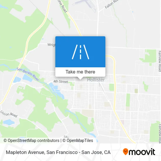 Mapa de Mapleton Avenue