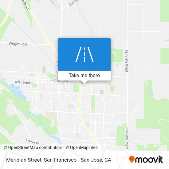 Mapa de Meridian Street