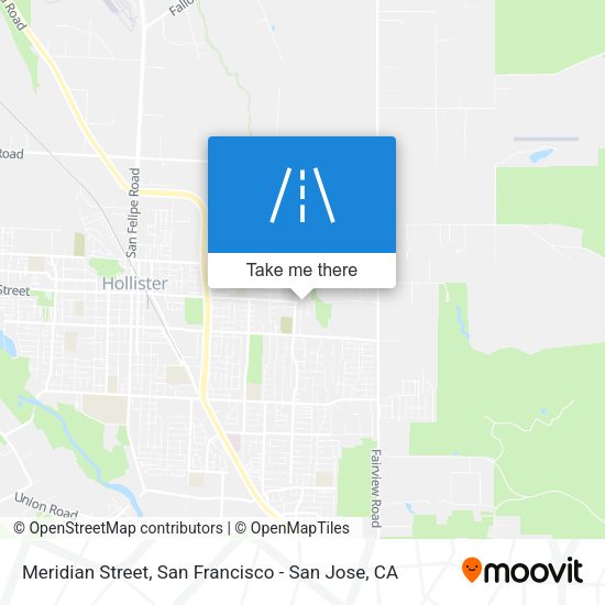 Mapa de Meridian Street