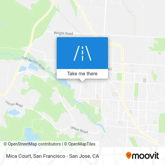 Mica Court map