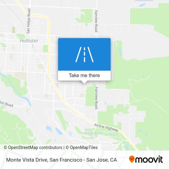 Mapa de Monte Vista Drive