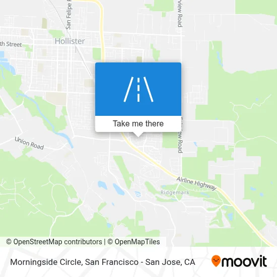 Morningside Circle map