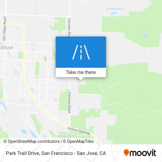 Park Trail Drive map