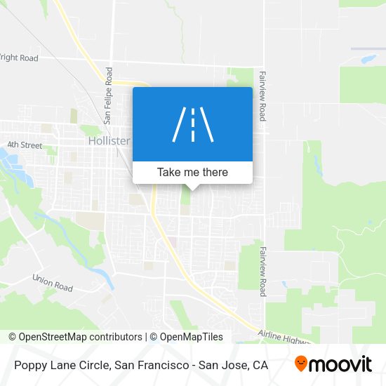 Poppy Lane Circle map