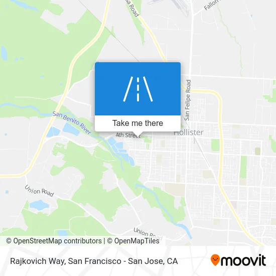 Rajkovich Way map