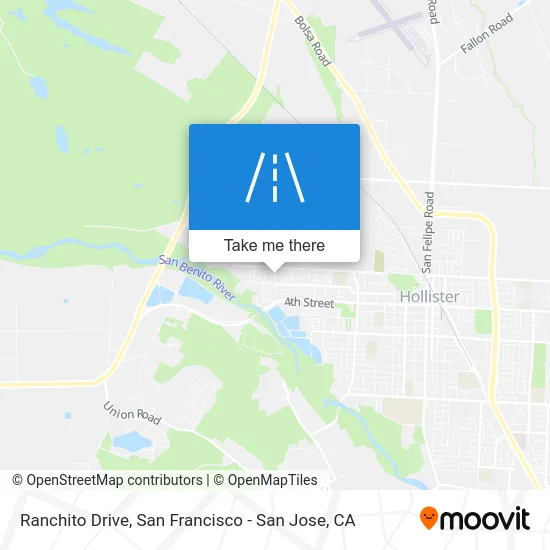 Ranchito Drive map