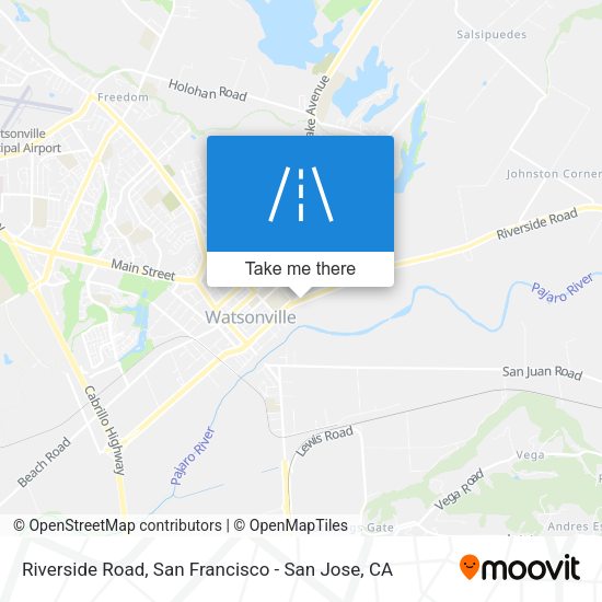 Mapa de Riverside Road
