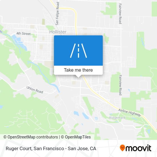 Mapa de Ruger Court