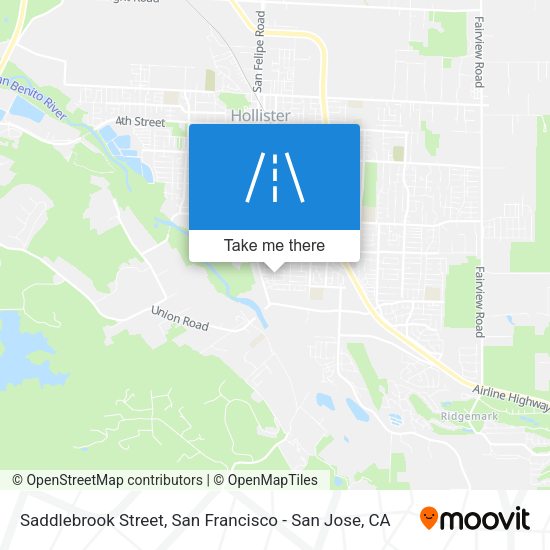 Mapa de Saddlebrook Street