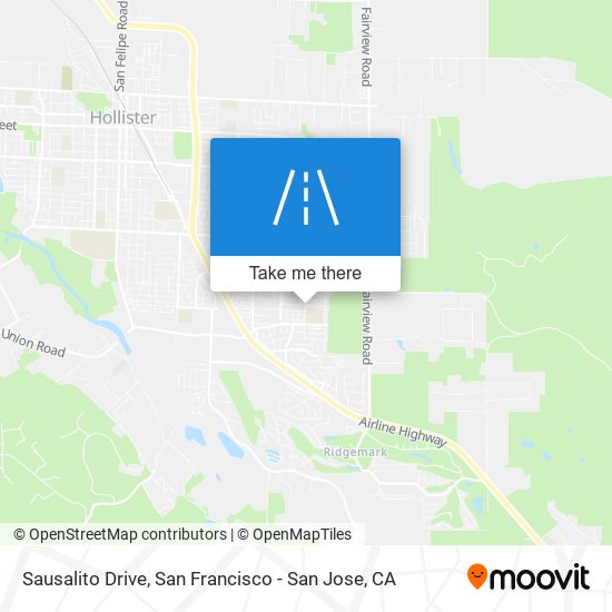 Sausalito Drive map