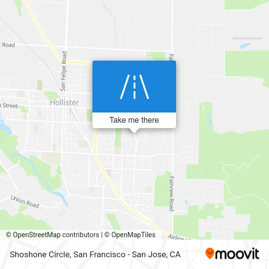 Mapa de Shoshone Circle